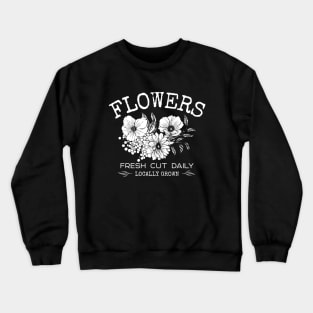 Farmer's Market Fresh Flower Crewneck Sweatshirt